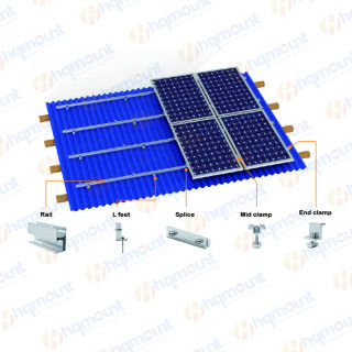 HQ-TR01 Tin Roof Solar Support Solution